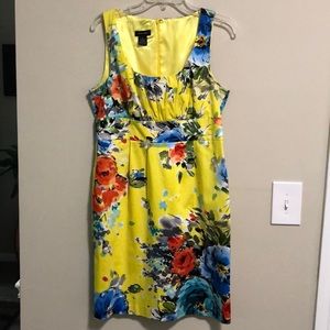 Spense Dress Floral Sleeveless Cotton SZ 12